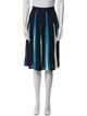 Diane von Furstenberg Striped Knee-Length Skirt
