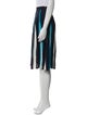 Diane von Furstenberg Striped Knee-Length Skirt