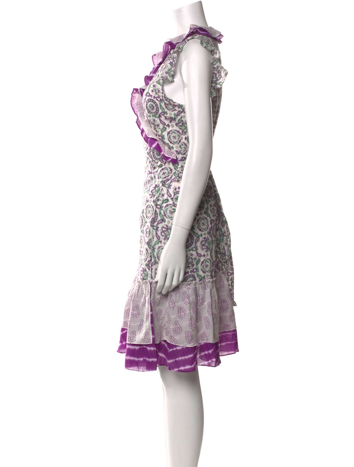 Diane von Furstenberg Printed Knee-Length Dress w/ Tags