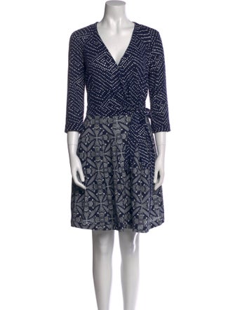 Diane von Furstenberg Printed Mini Dress