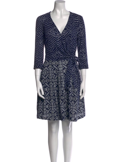 Diane von Furstenberg Printed Mini Dress