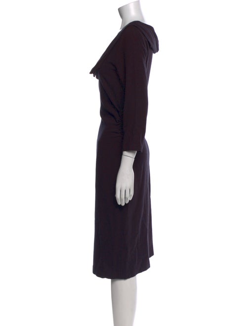 Diane von Furstenberg Cowl Neck Midi Length Dress