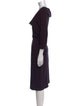 Diane von Furstenberg Cowl Neck Midi Length Dress