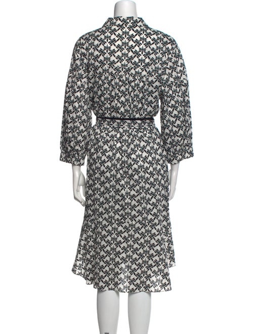 Diane von Furstenberg Printed Midi Length Dress
