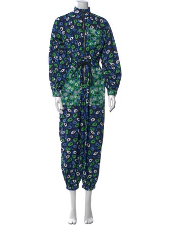 Diane von Furstenberg Nylon Printed Jumpsuit