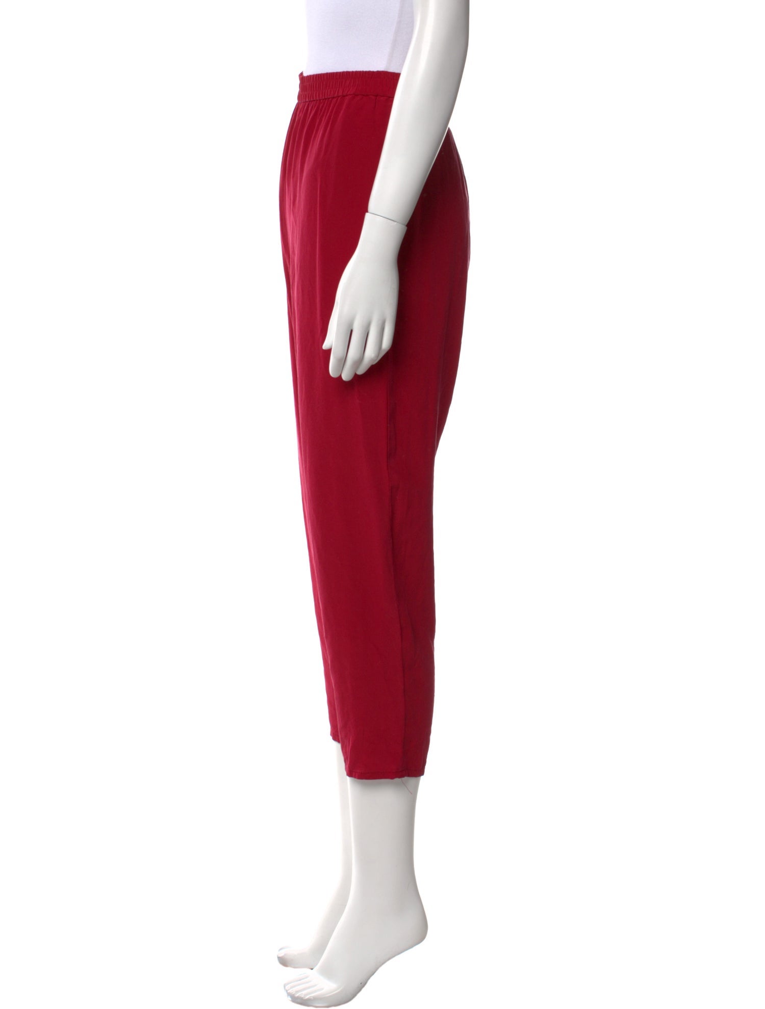 Diane von Furstenberg Silk Straight Leg Pants