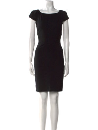 Diane von Furstenberg Scoop Neck Mini Dress