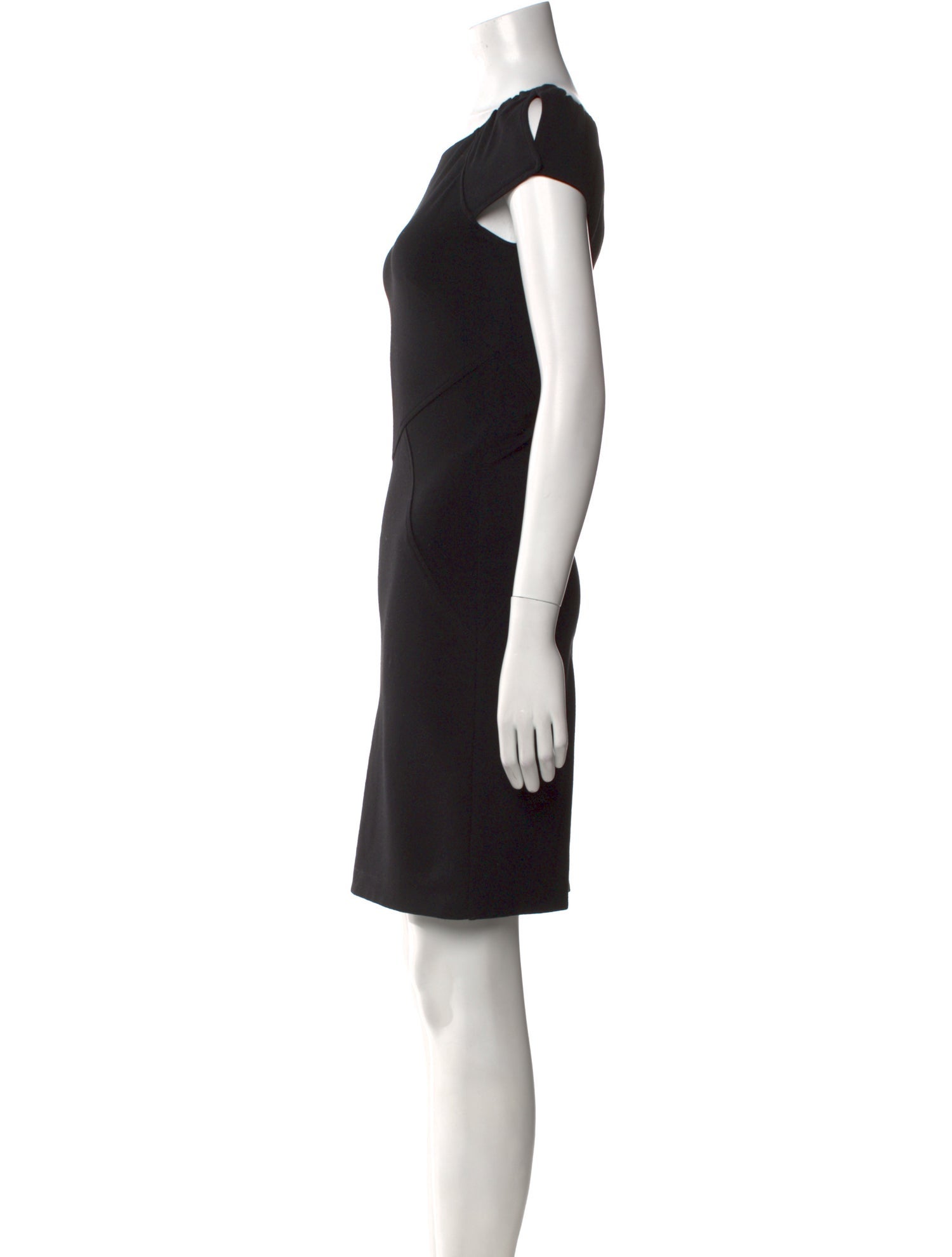 Diane von Furstenberg Scoop Neck Mini Dress