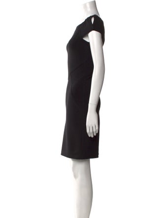 Diane von Furstenberg Scoop Neck Mini Dress