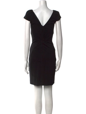 Diane von Furstenberg Scoop Neck Mini Dress