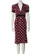 Diane von Furstenberg Wool Printed Skirt Set