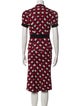 Diane von Furstenberg Wool Printed Skirt Set