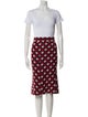 Diane von Furstenberg Wool Printed Skirt Set