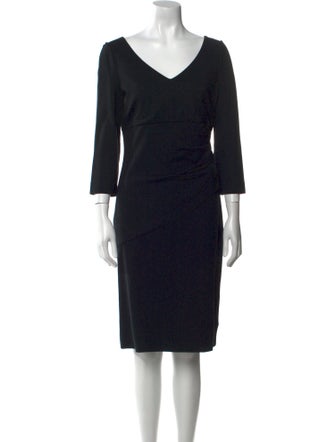 Diane von Furstenberg V-Neck Knee-Length Dress