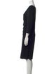 Diane von Furstenberg V-Neck Knee-Length Dress