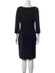 Diane von Furstenberg V-Neck Knee-Length Dress