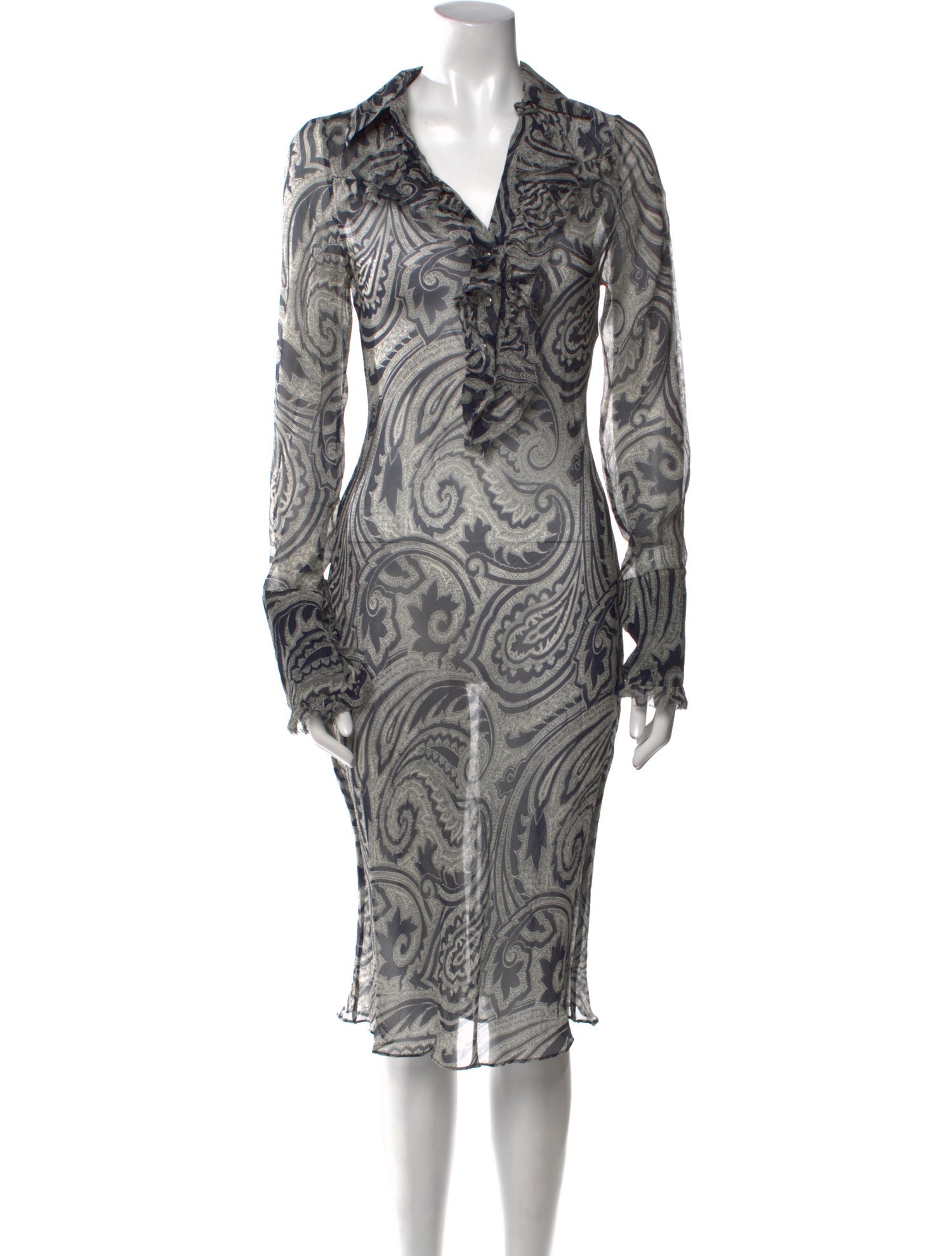 Diane von Furstenberg Silk Midi Length Dress