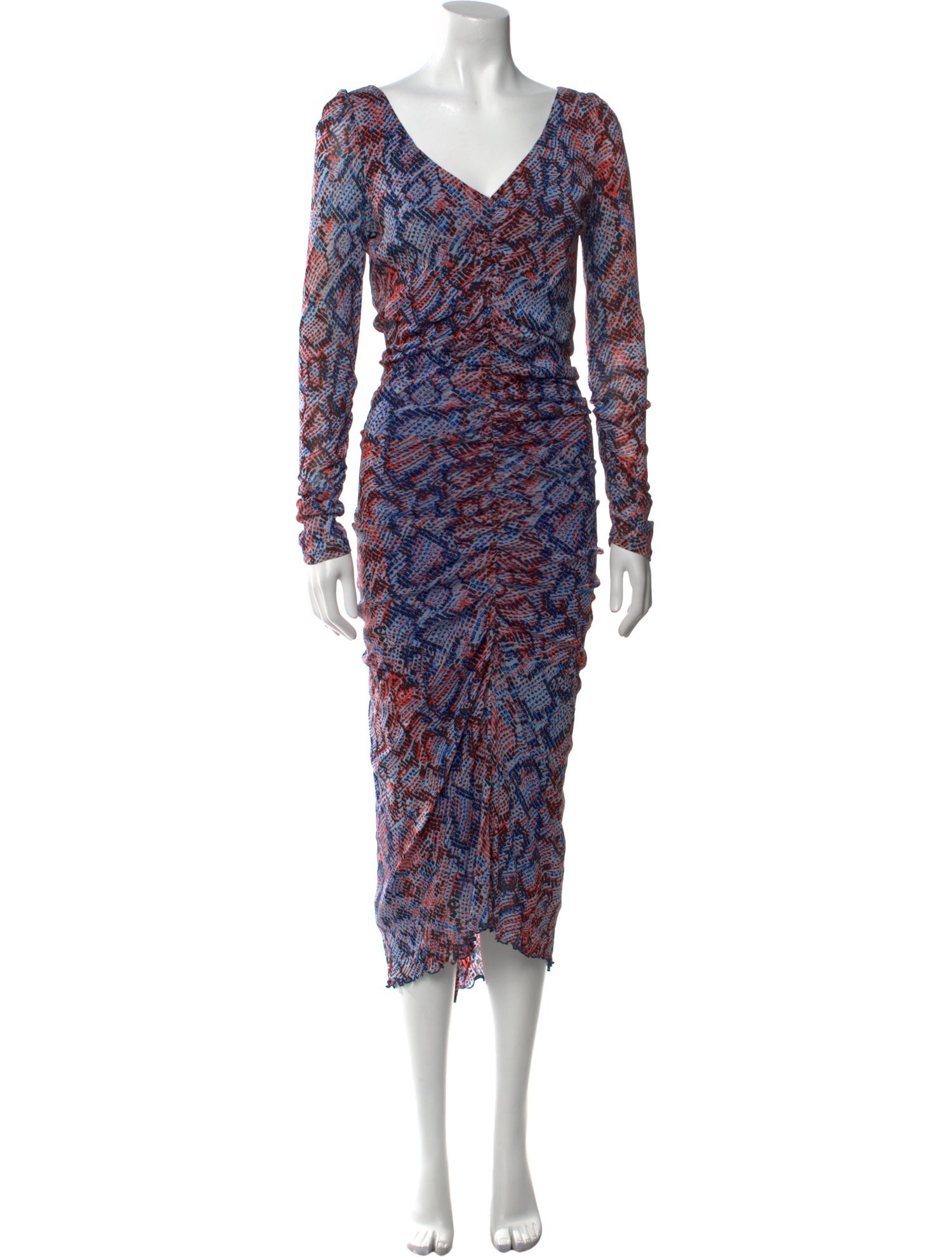 Diane von Furstenberg Printed Long Dress