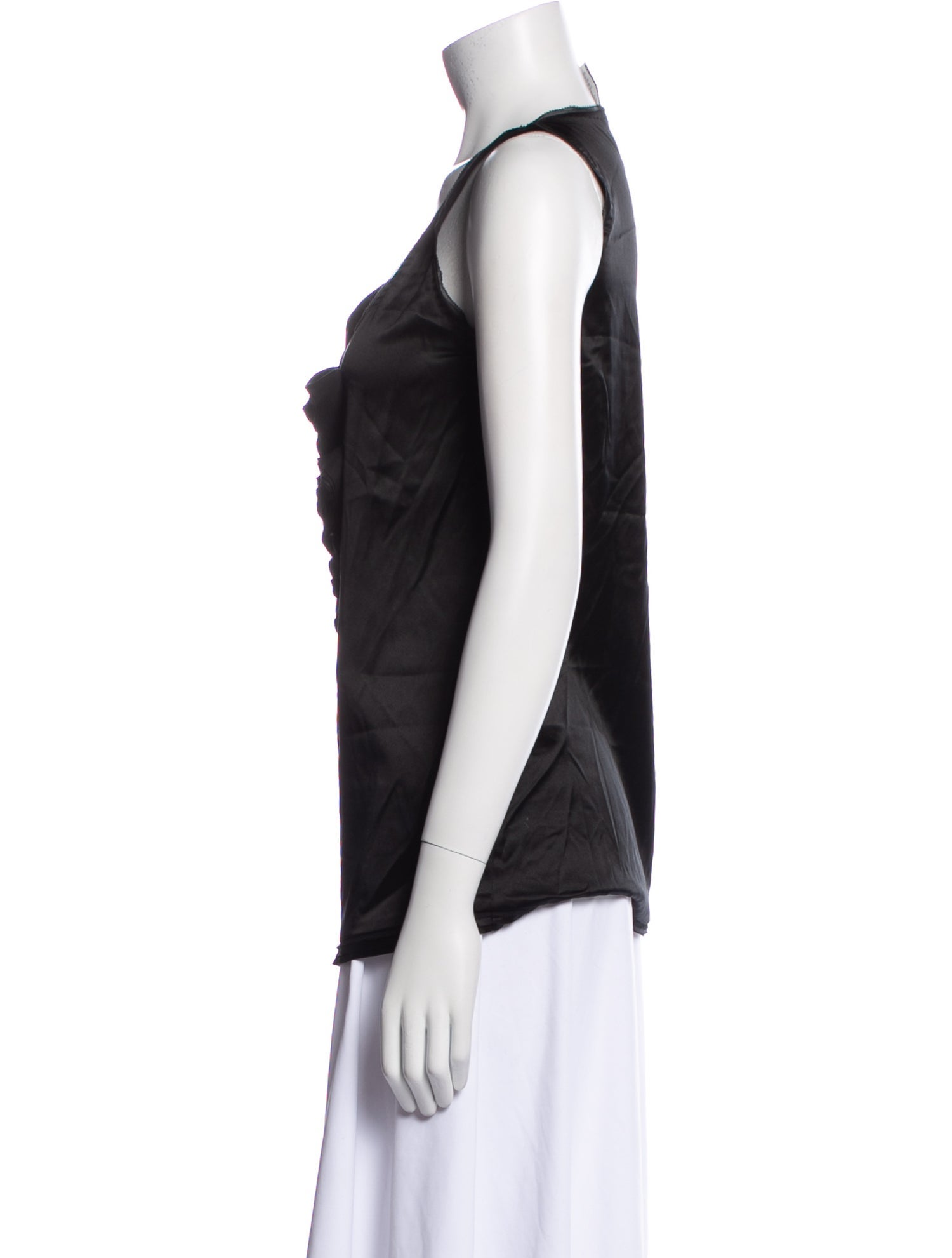 Diane von Furstenberg Silk Cowl Neck Top