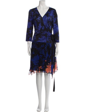 Diane von Furstenberg Silk Knee-Length Dress