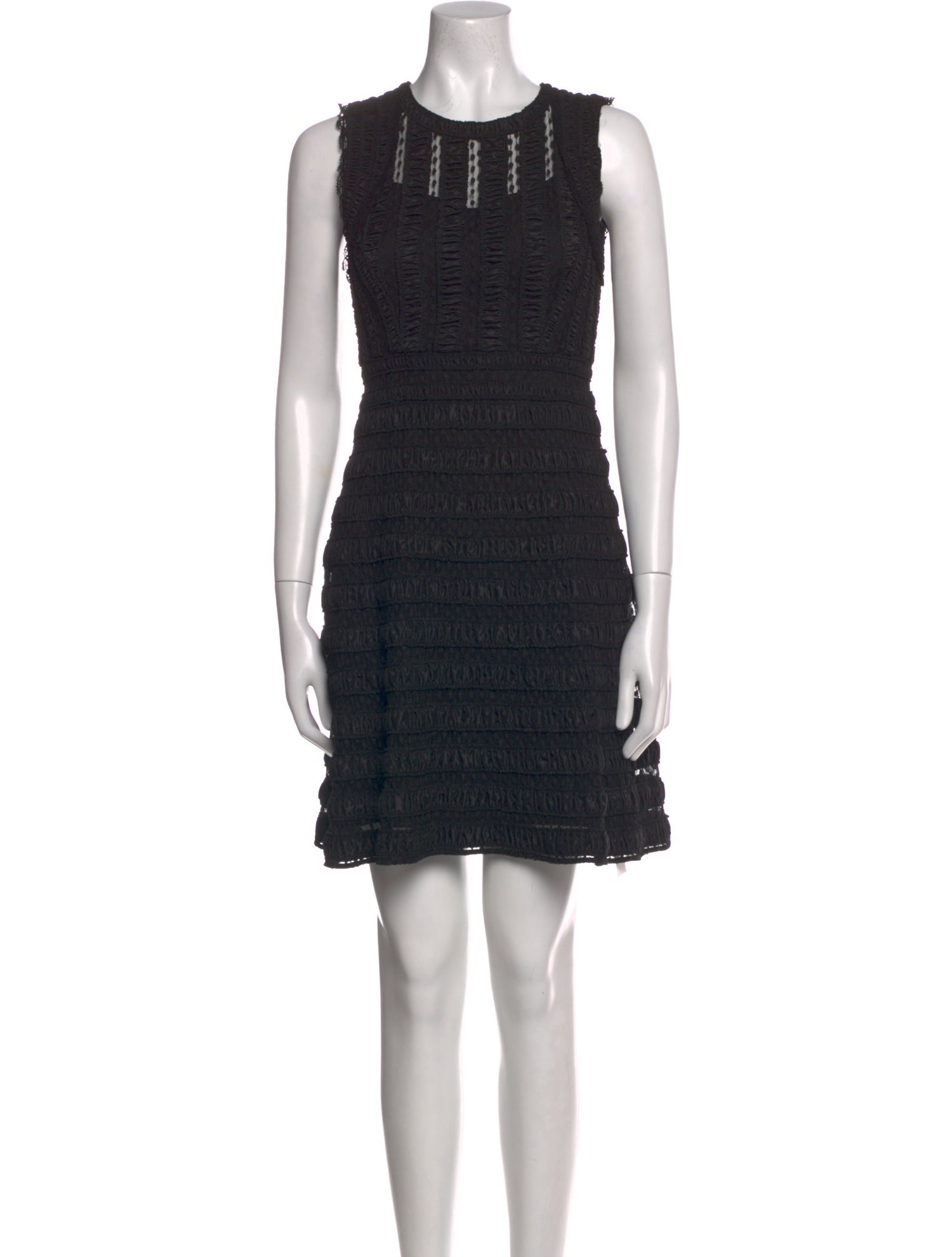 Diane von Furstenberg Crew Neck Mini Dress