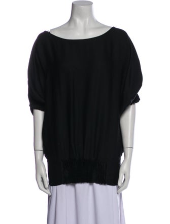 Diane von Furstenberg Silk Scoop Neck Tunic