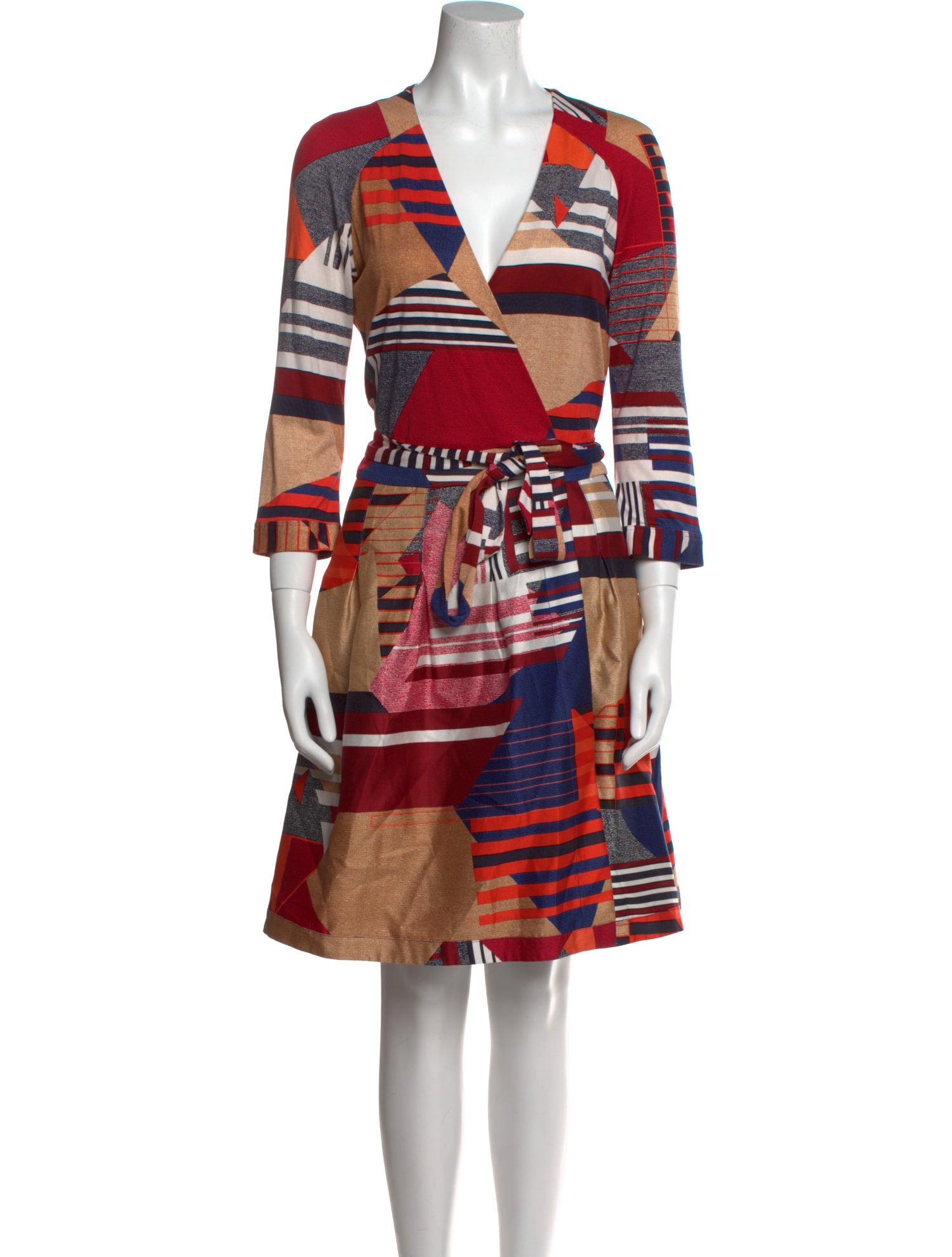 Diane von Furstenberg Printed Knee-Length Dress