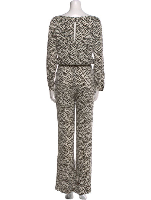 Diane von Furstenberg Silk Printed Jumpsuit