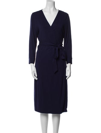 Diane von Furstenberg V-Neck Knee-Length Dress