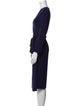 Diane von Furstenberg V-Neck Knee-Length Dress