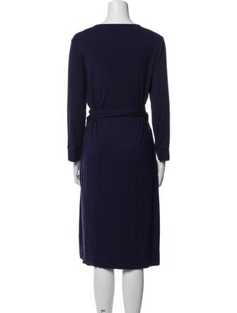 Diane von Furstenberg V-Neck Knee-Length Dress