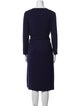 Diane von Furstenberg V-Neck Knee-Length Dress