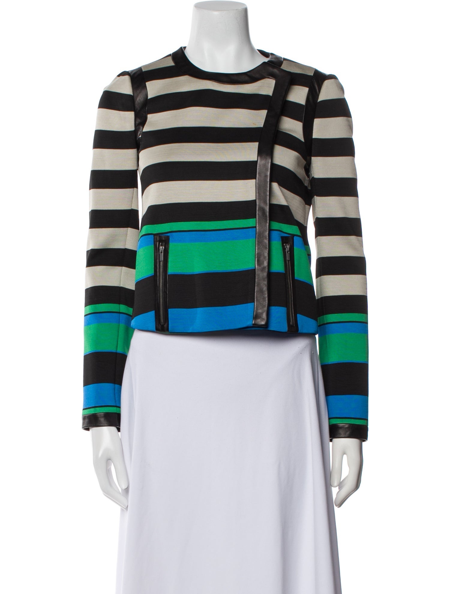 Diane von Furstenberg Striped Jacket