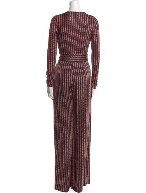 Diane von Furstenberg Silk Printed Jumpsuit