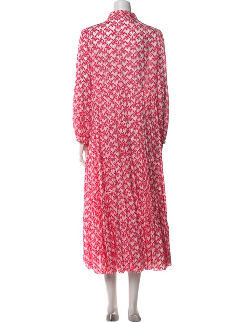 Diane von Furstenberg Floral Print Midi Length Dress