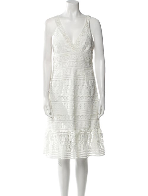 Diane von Furstenberg V-Neck Knee-Length Dress