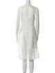 Diane von Furstenberg V-Neck Knee-Length Dress