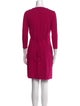 Diane von Furstenberg V-Neck Knee-Length Dress