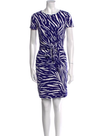 Diane von Furstenberg Printed Knee-Length Dress