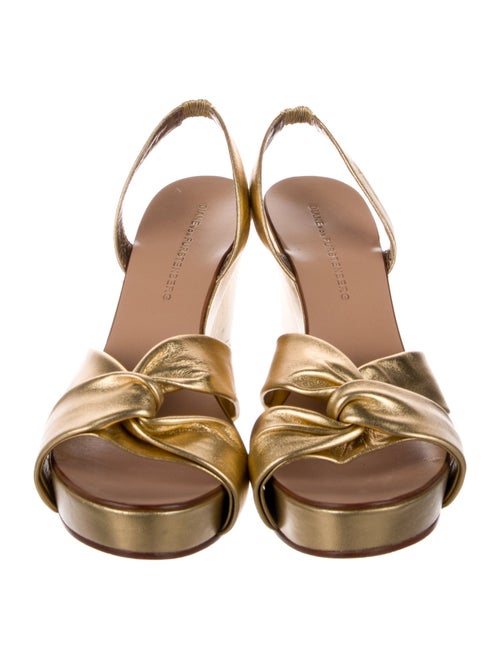 Diane von Furstenberg Leather Slingback Pumps