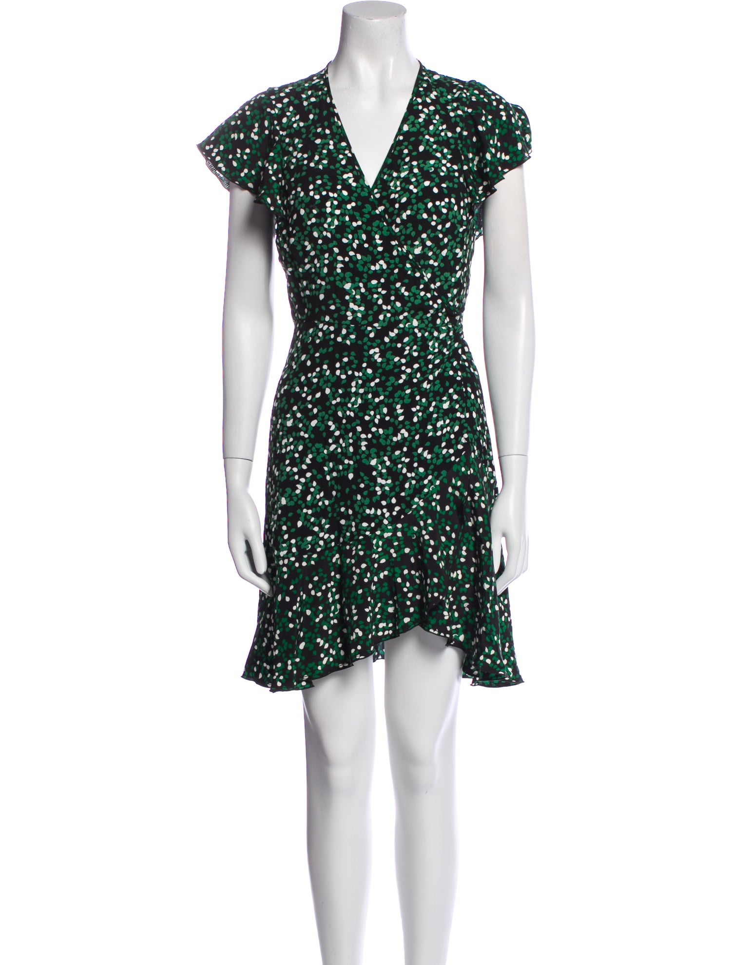Diane von Furstenberg Floral Print Mini Dress