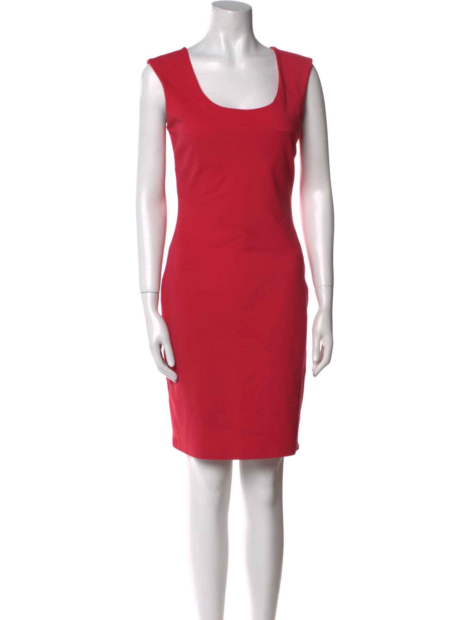 Diane von Furstenberg Scoop Neck Mini Dress