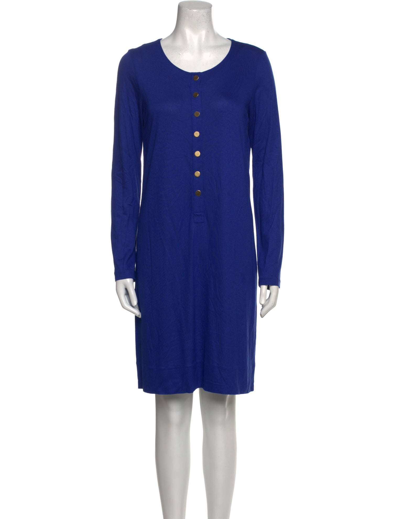 Diane von Furstenberg Scoop Neck Mini Dress