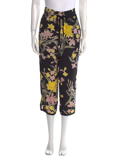 Diane von Furstenberg Silk Straight Leg Pants