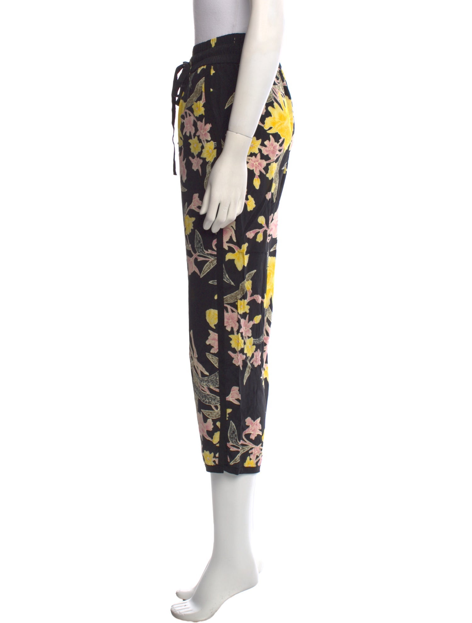 Diane von Furstenberg Silk Straight Leg Pants