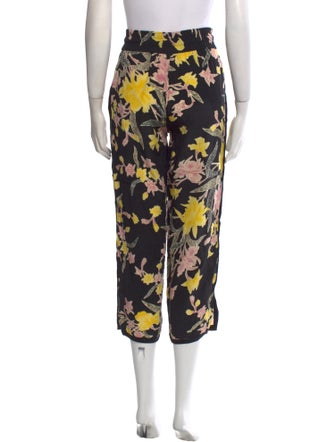 Diane von Furstenberg Silk Straight Leg Pants