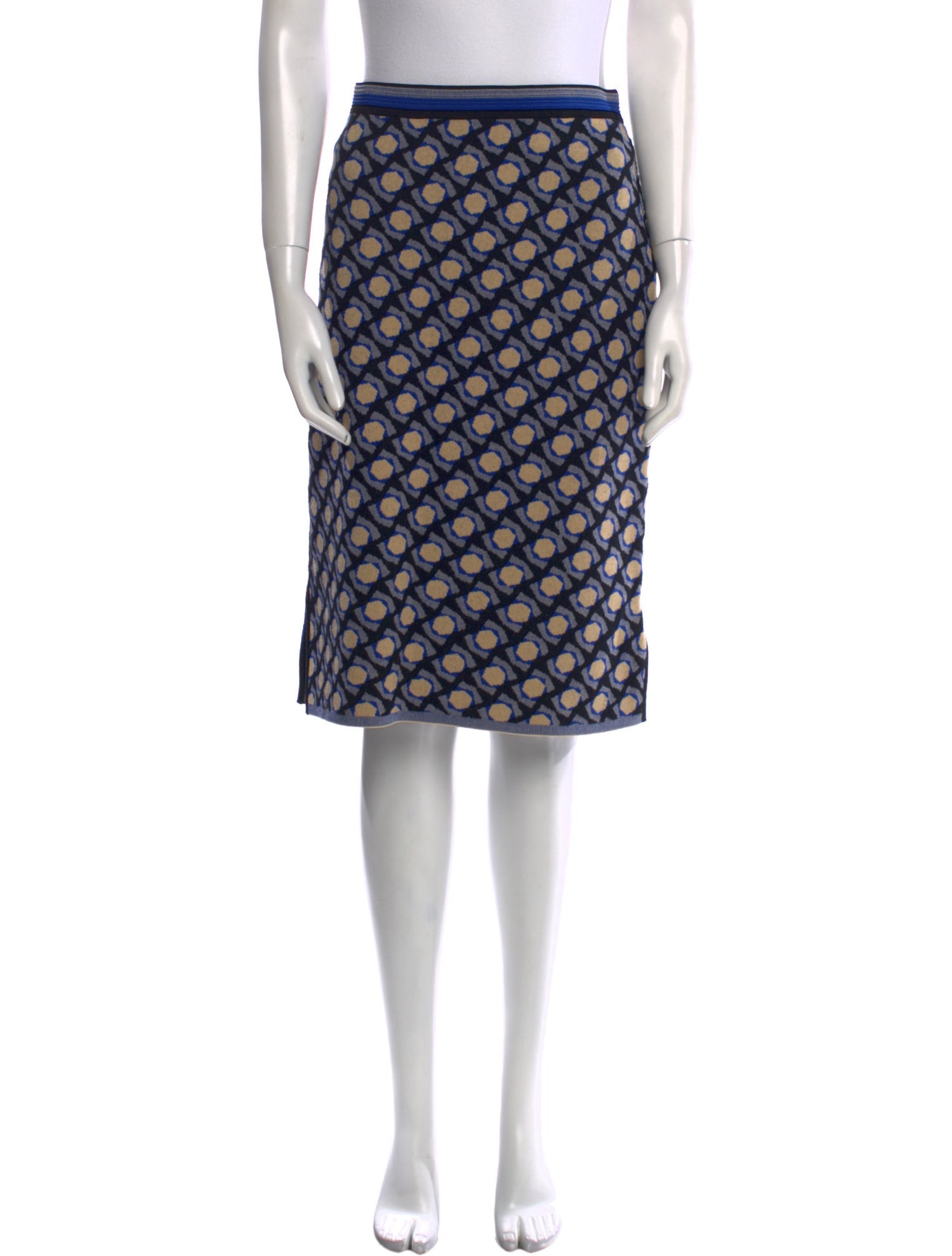 Diane von Furstenberg Printed Knee-Length Skirt
