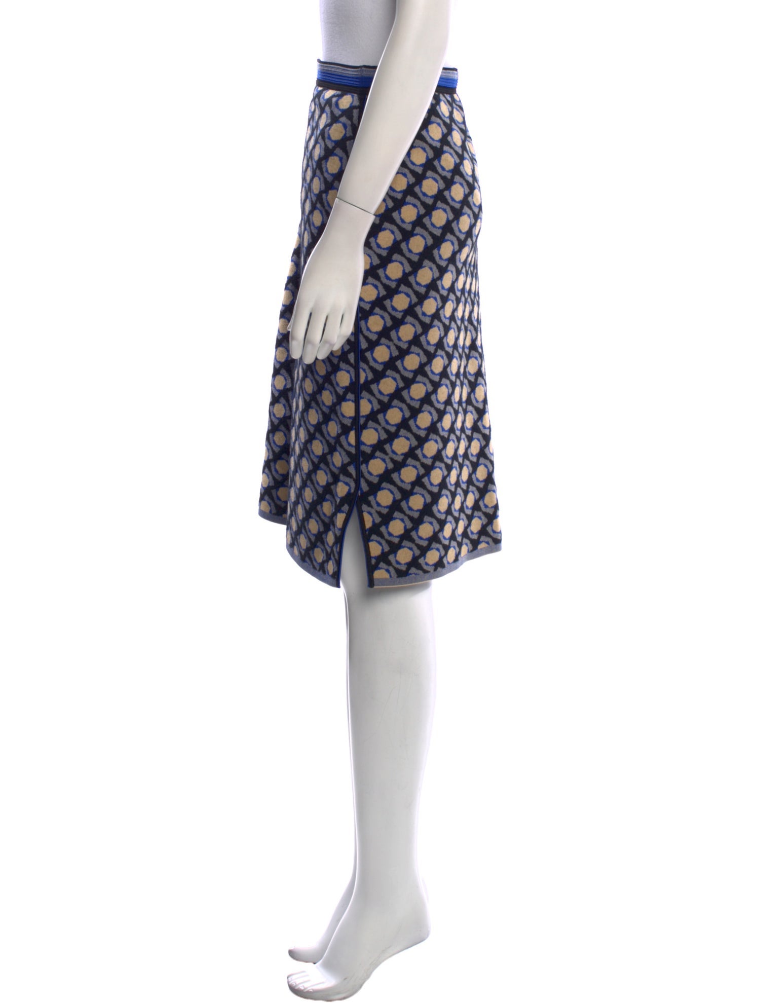 Diane von Furstenberg Printed Knee-Length Skirt