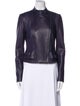 Diane von Furstenberg Leather Biker Jacket