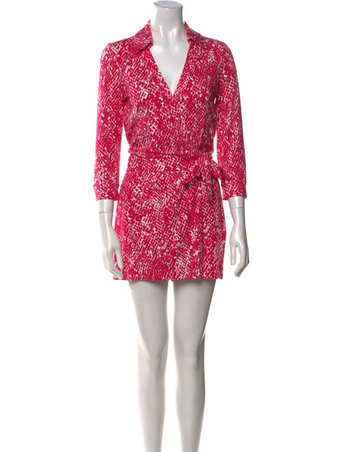 Diane von Furstenberg Animal Print Romper